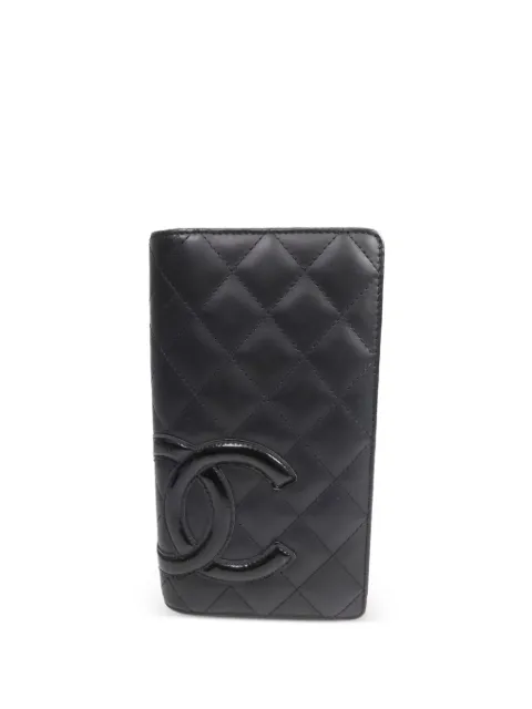 CHANEL Pre-Owned Cambon CC long wallet