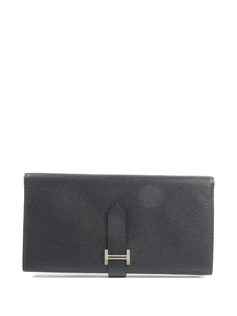 Hermès Pre-Owned Bearn Long Epsom leather wallet - Nero