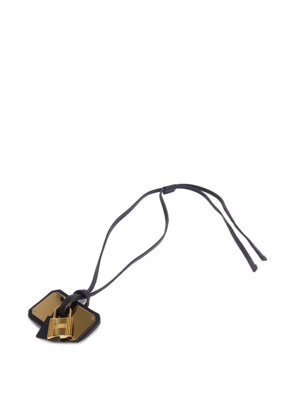 Hermès Pre-Owned 2019 O'Kelly padlock pendant necklace - Oro
