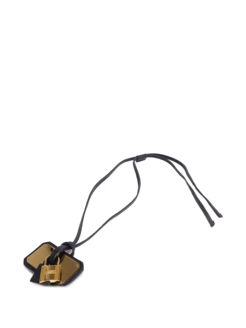 Hermès Pre-Owned 2019 O'Kelly padlock pendant necklace
