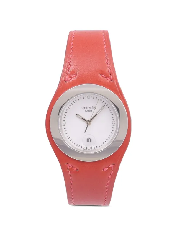 Hermès Pre-owned Harnais 33mm Watch in White