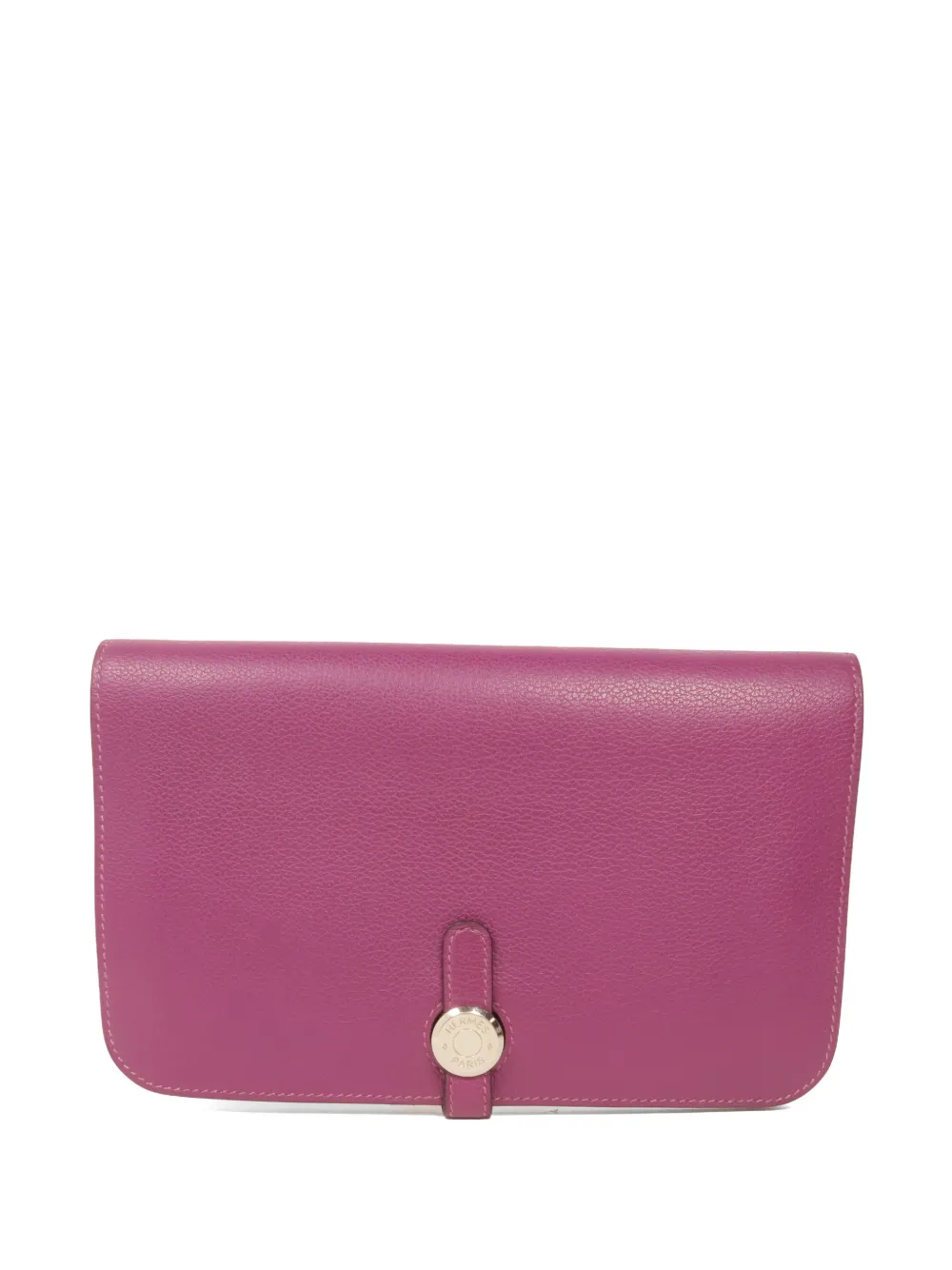 Hermès Pre-Owned 2019 Dogon leather wallet - Viola