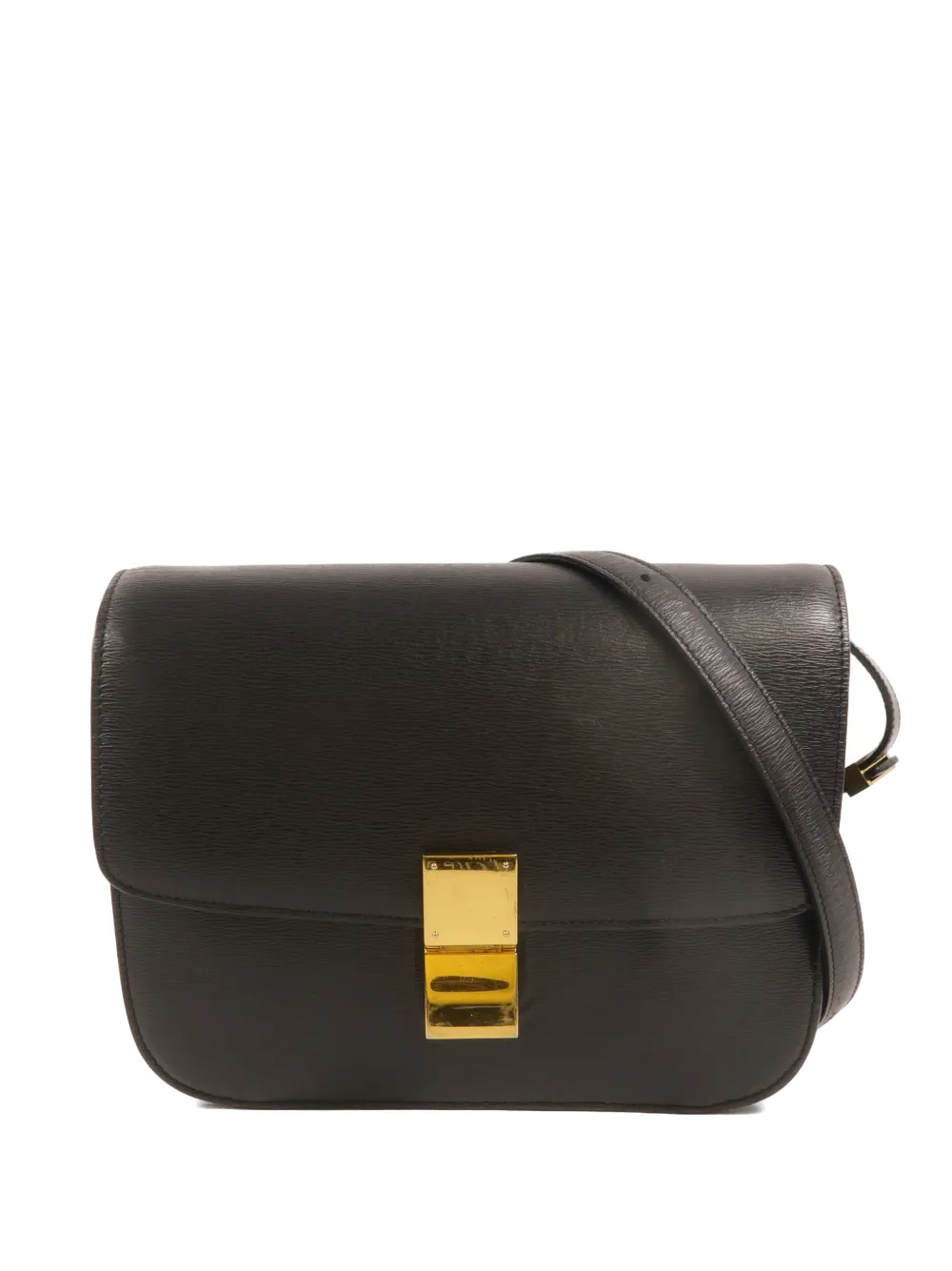 Celine Pre-Owned leather messenger bag - Nero