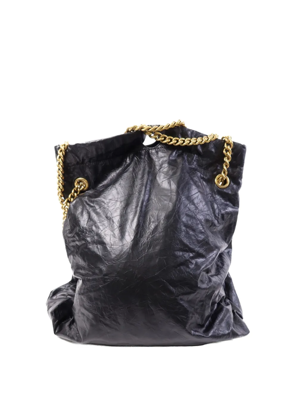 Balenciaga Pre-Owned Crush chain tote bag - Nero