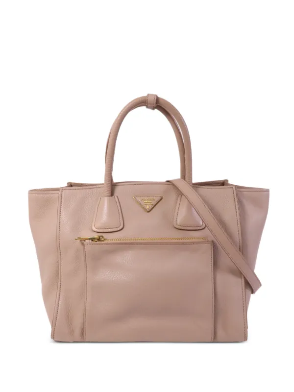 Prada Pre-owned Zip-pocket Tote Bag in Pink