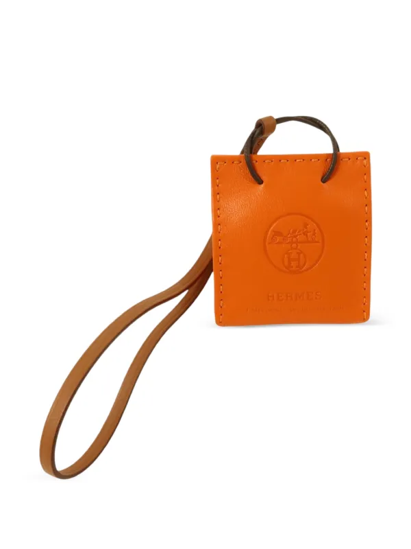 Hermès Pre-Owned レザーバッグチャーム | オレンジ | FARFETCH JP