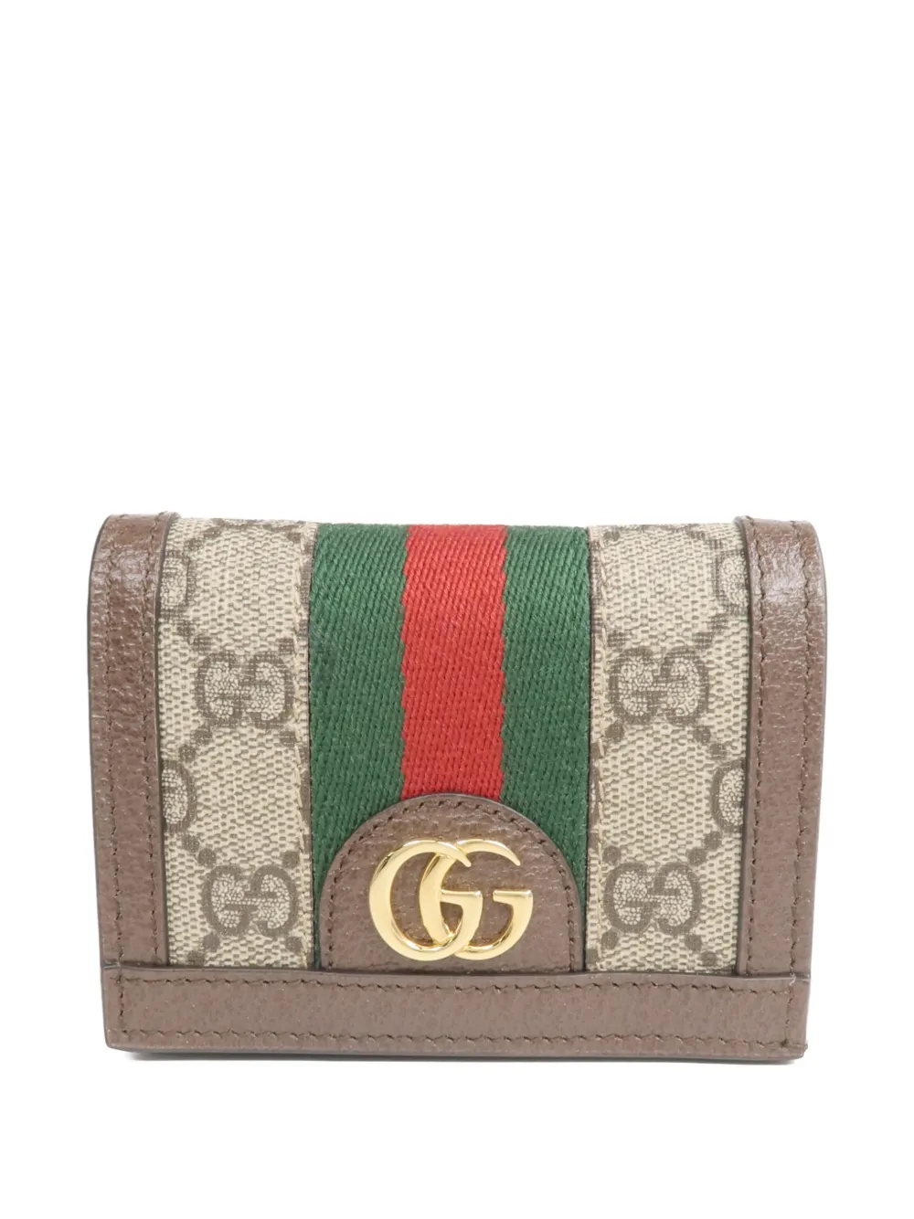 Gucci Pre-Owned Ophidia GG-logo bifold wallet - Toni neutri