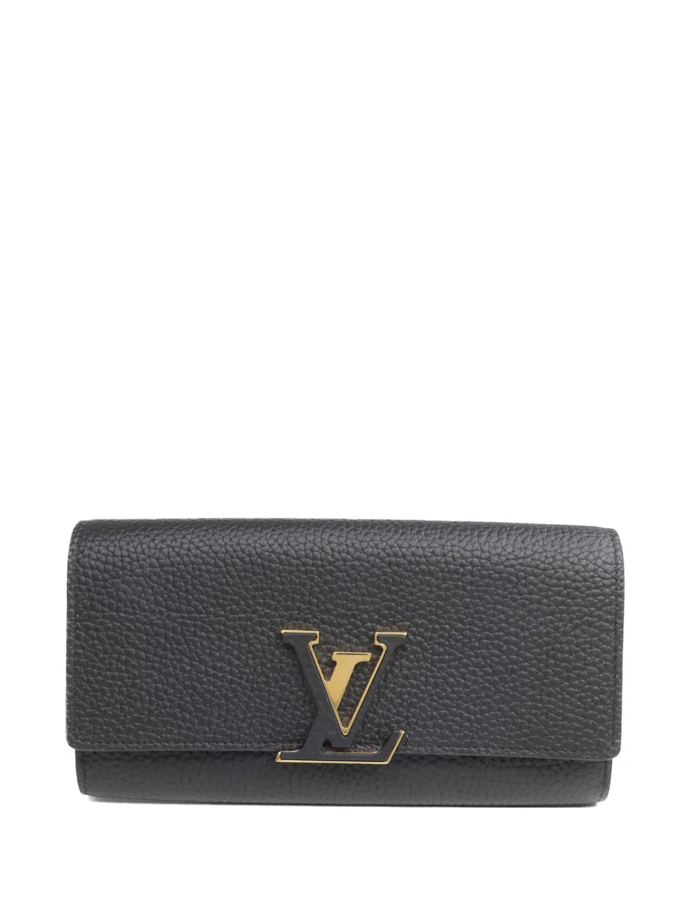 Louis Vuitton Pre-Owned Capucines Taurillon leather wallet - Nero