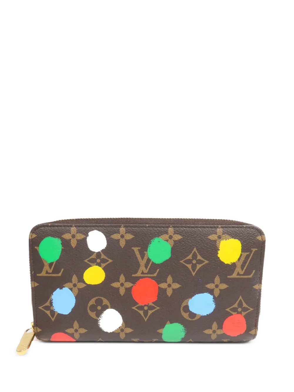 Louis Vuitton Pre-Owned x Yayoi Kusama Monogram zip wallet - Braun