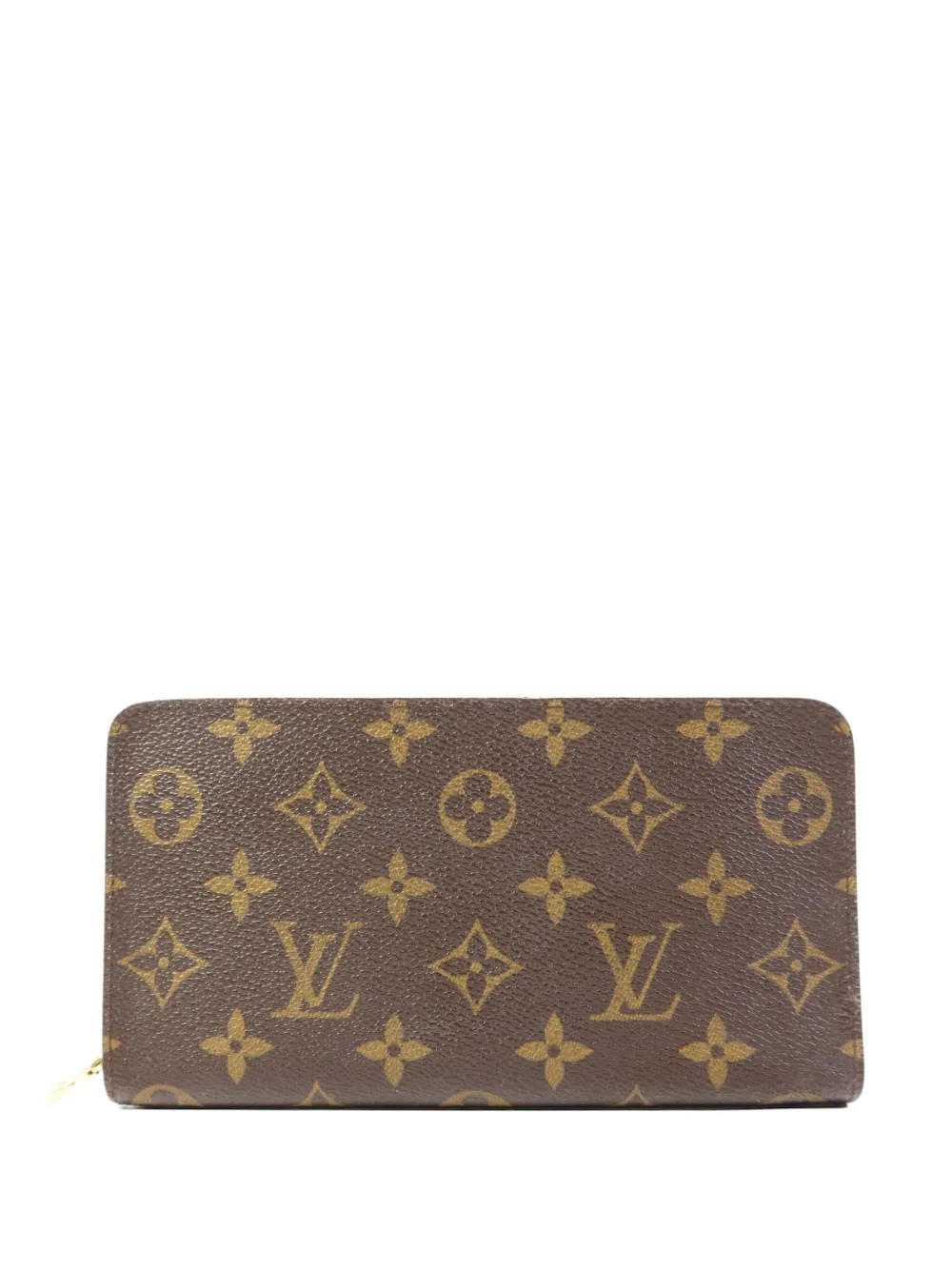 Louis Vuitton Pre-Owned Monogram Porte Monnaie zip wallet - Marrone