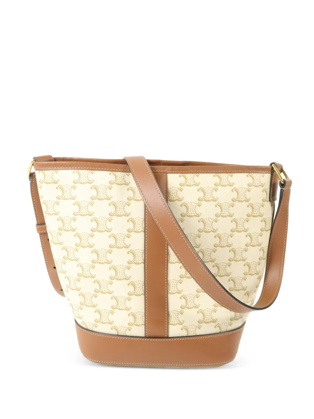 Celine Pre-Owned Triomphe bucket bag - Neutrals