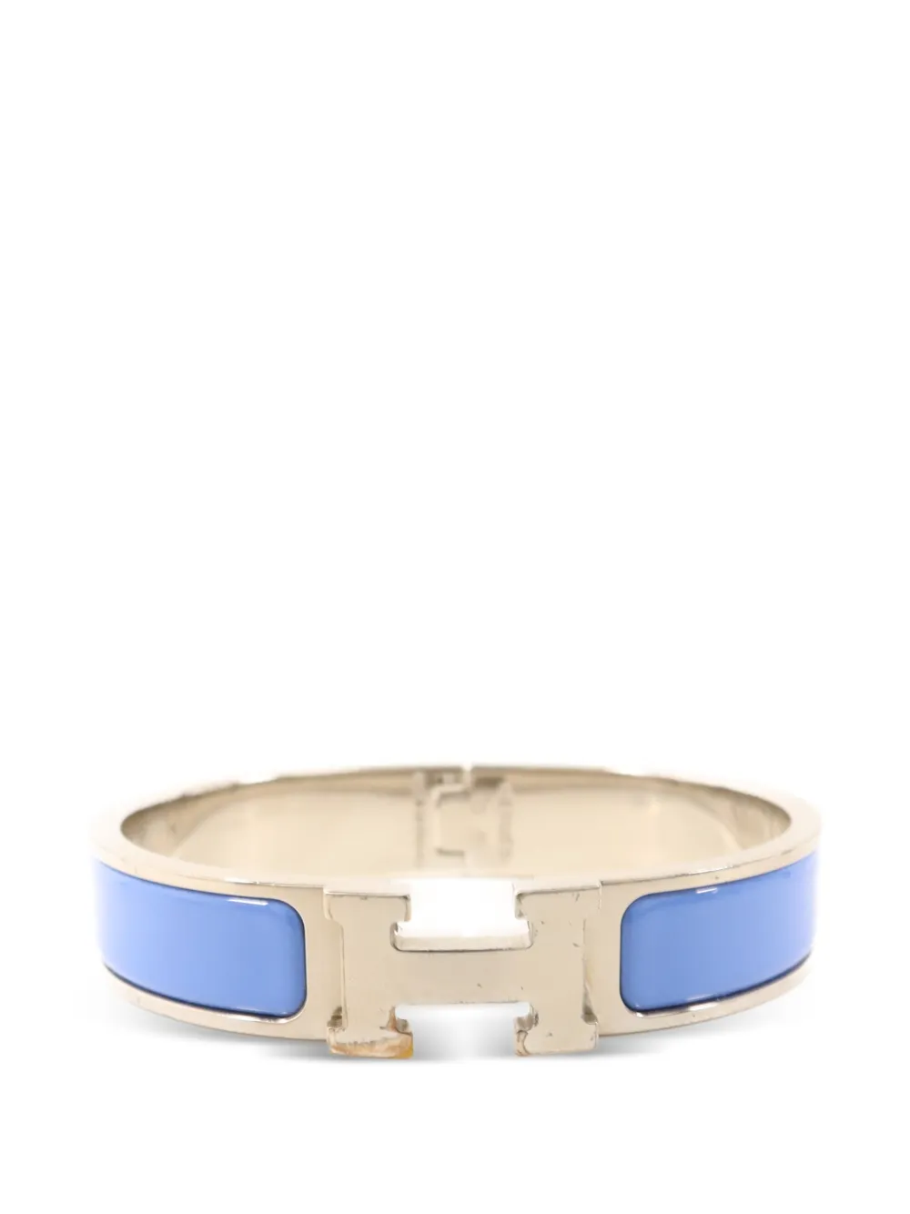 Hermès Pre-Owned Clic H enamel bracelet - Argento