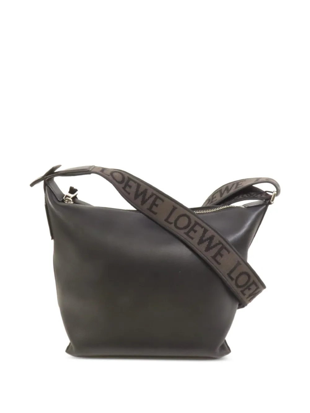 Loewe Pre-Owned Cubi leather shoulder bag - Nero