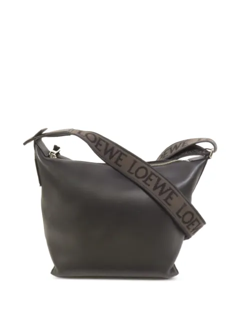 Loewe Pre-Owned Cubi leather shoulder bag
