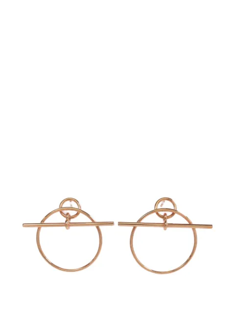 Hermès Pre-Owned round-shape loop earrings