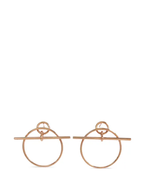 Hermès Pre-Owned pendientes con forma redonda