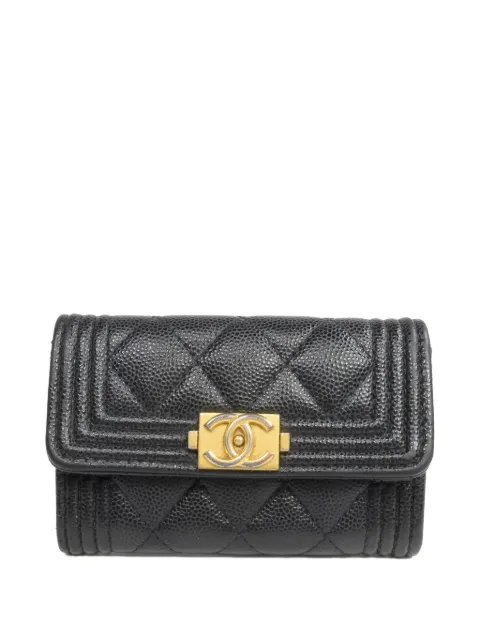 CHANEL Pre-Owned Boy CC card-holder
