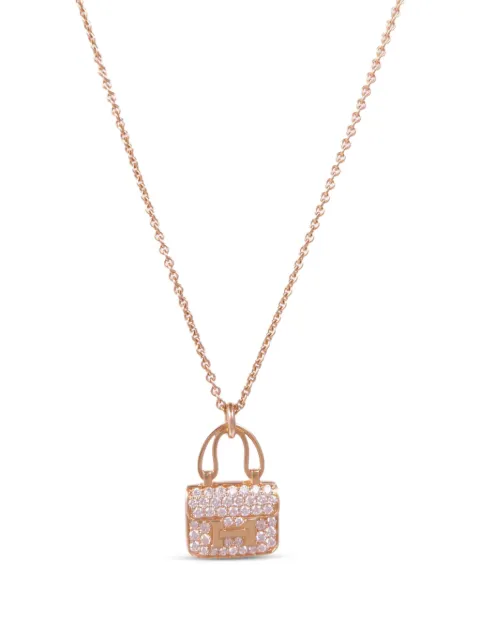 Hermès Pre-Owned Amulettes Constance diamond necklace