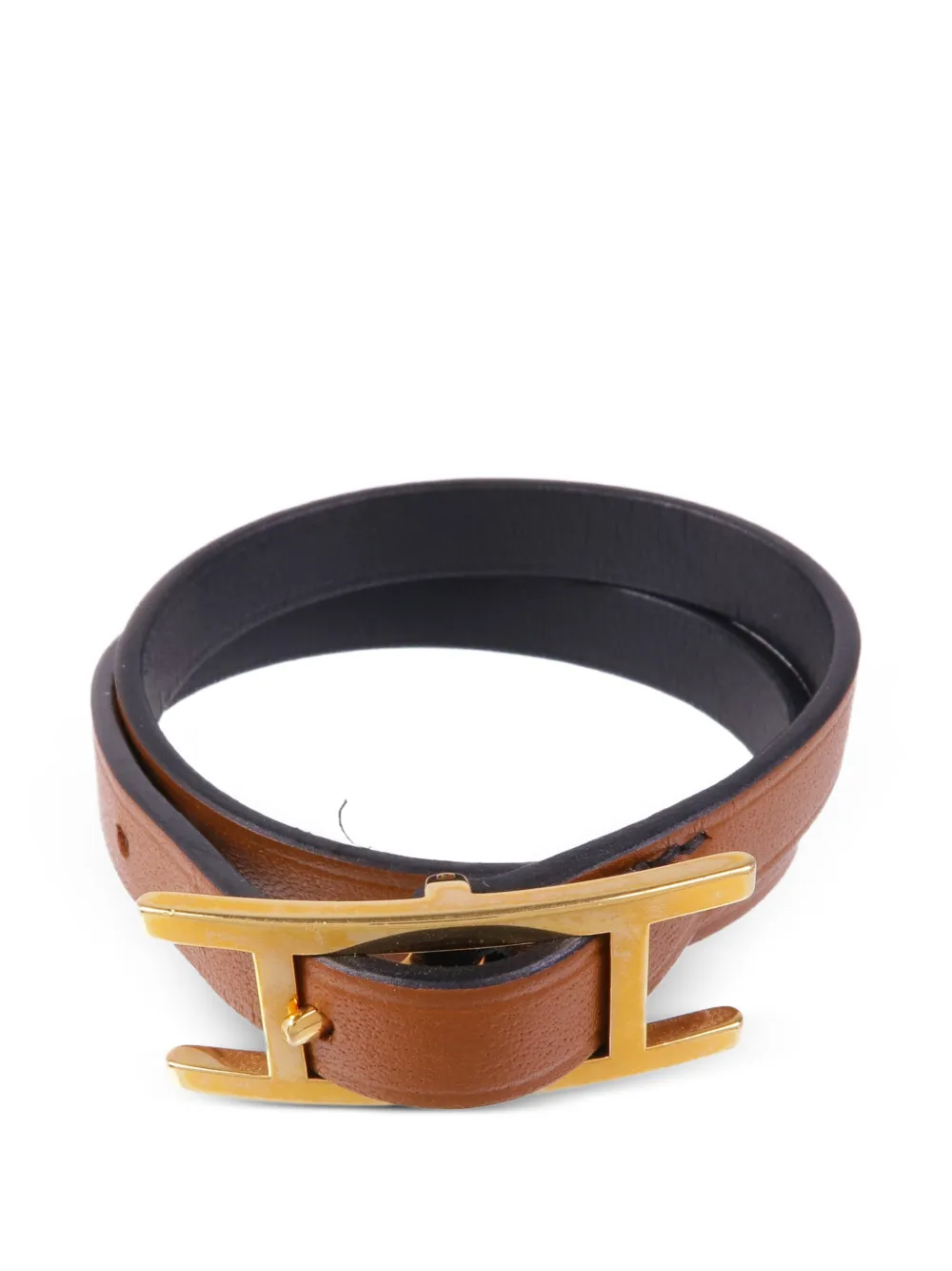 Hermès Pre-Owned Behapi Double Tour bracelet - Oro