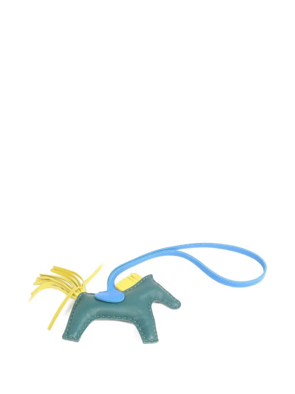 Hermès Pre-Owned PM Rodeo Milo-leather bag charm - Verde