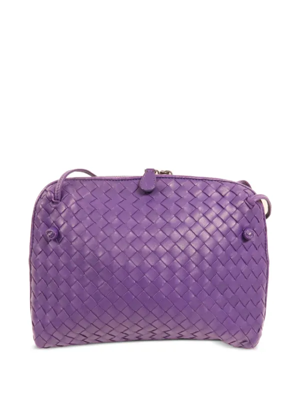 Bottega Veneta Pre-Owned イントレチャート ショルダーバッグ 