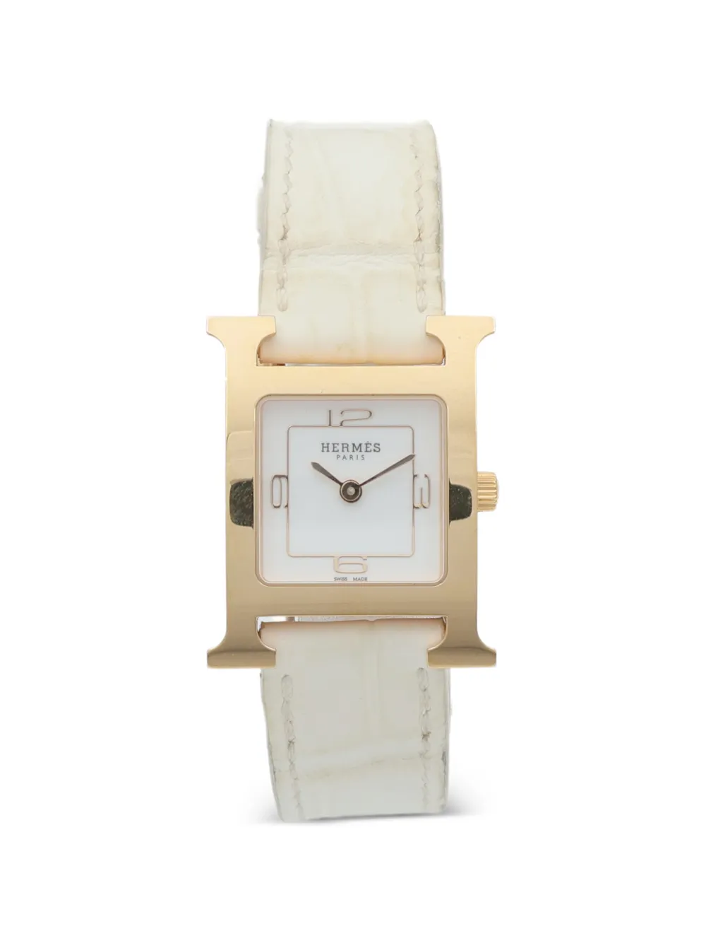 Hermès Pre-Owned Heure 21mm watch - Bianco