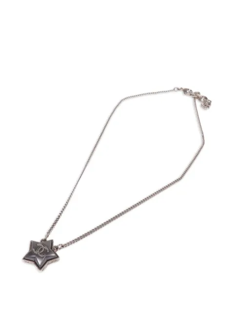 CHANEL Pre-Owned collar de estrella con logo CC