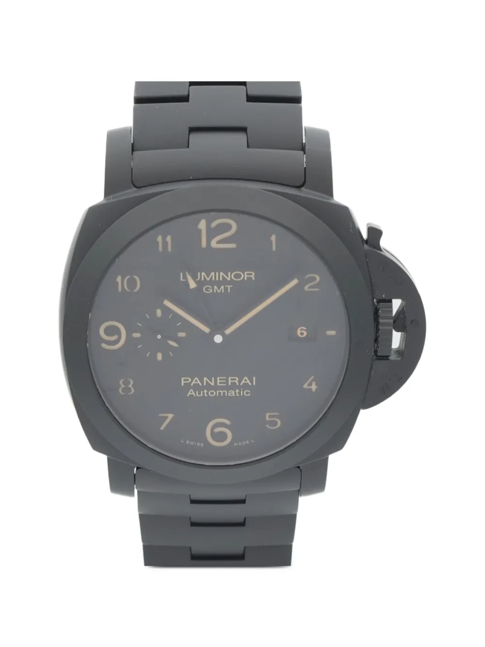 Panerai Tuttonero Luminor GMT 44mm watch - Schwarz
