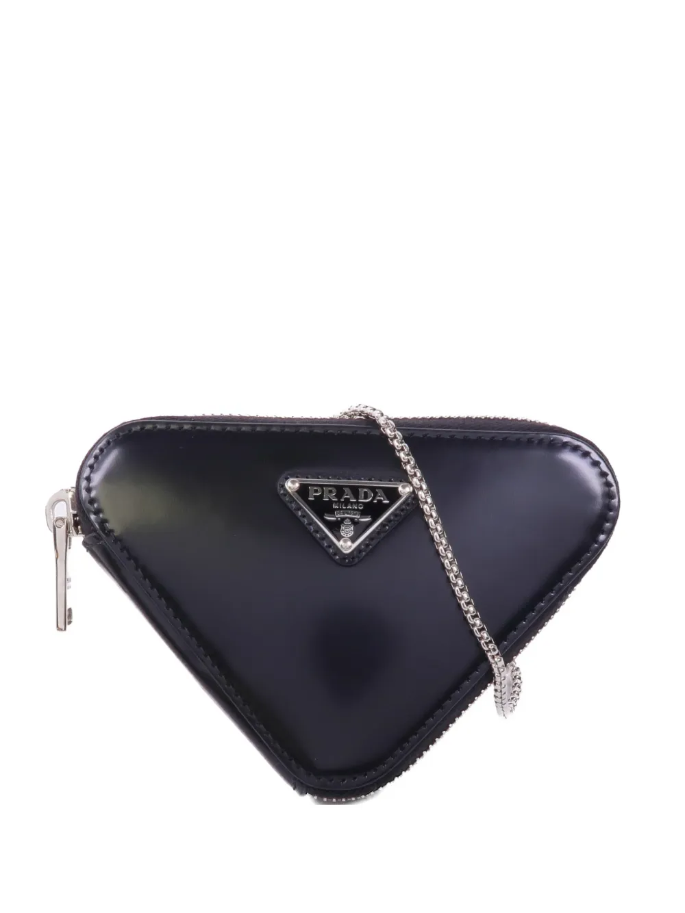 Pre-owned Prada Logo-detail Cross Body Bag In Black