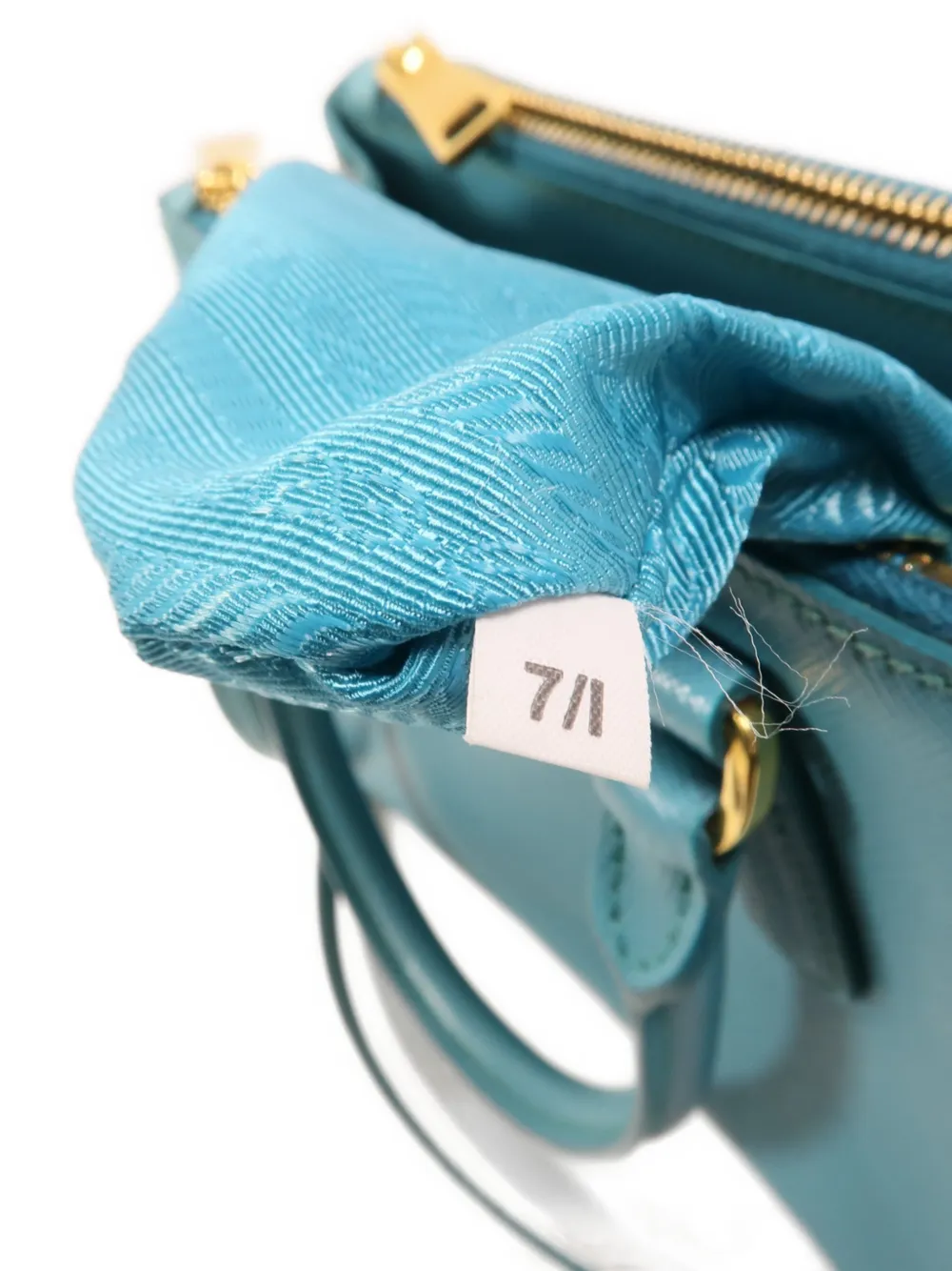 PRADA ガレリア ショルダーバッグ Prada Pre-Owned ガレリア レザーショルダーバッグ | ブルー | FARFETCH JP
