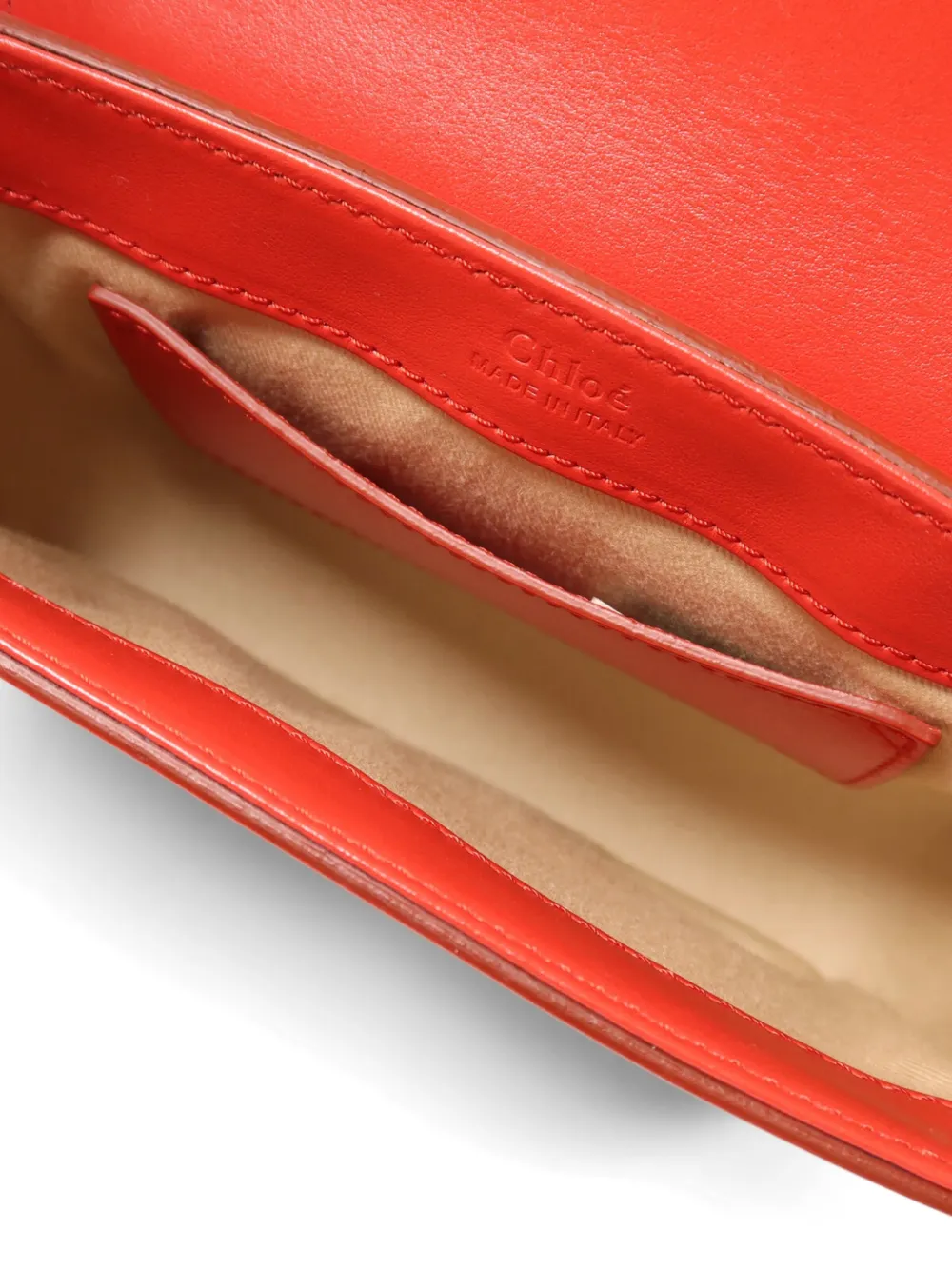 Pre-owned Chloé Leather Shoulder Bag In Red