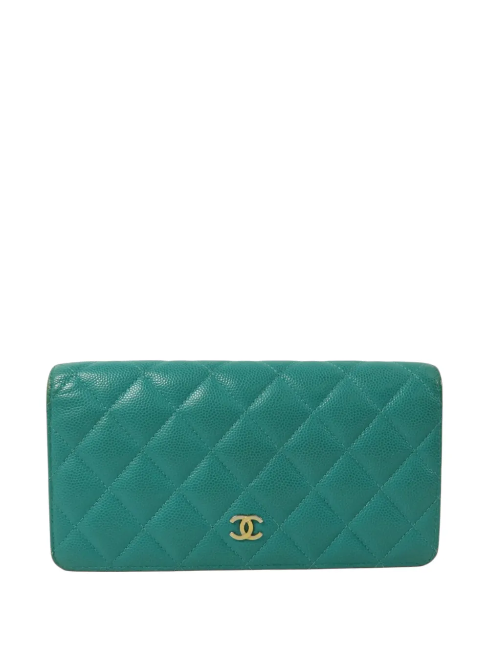 CHANEL Pre-Owned CC Classic Flap wallet - Blu