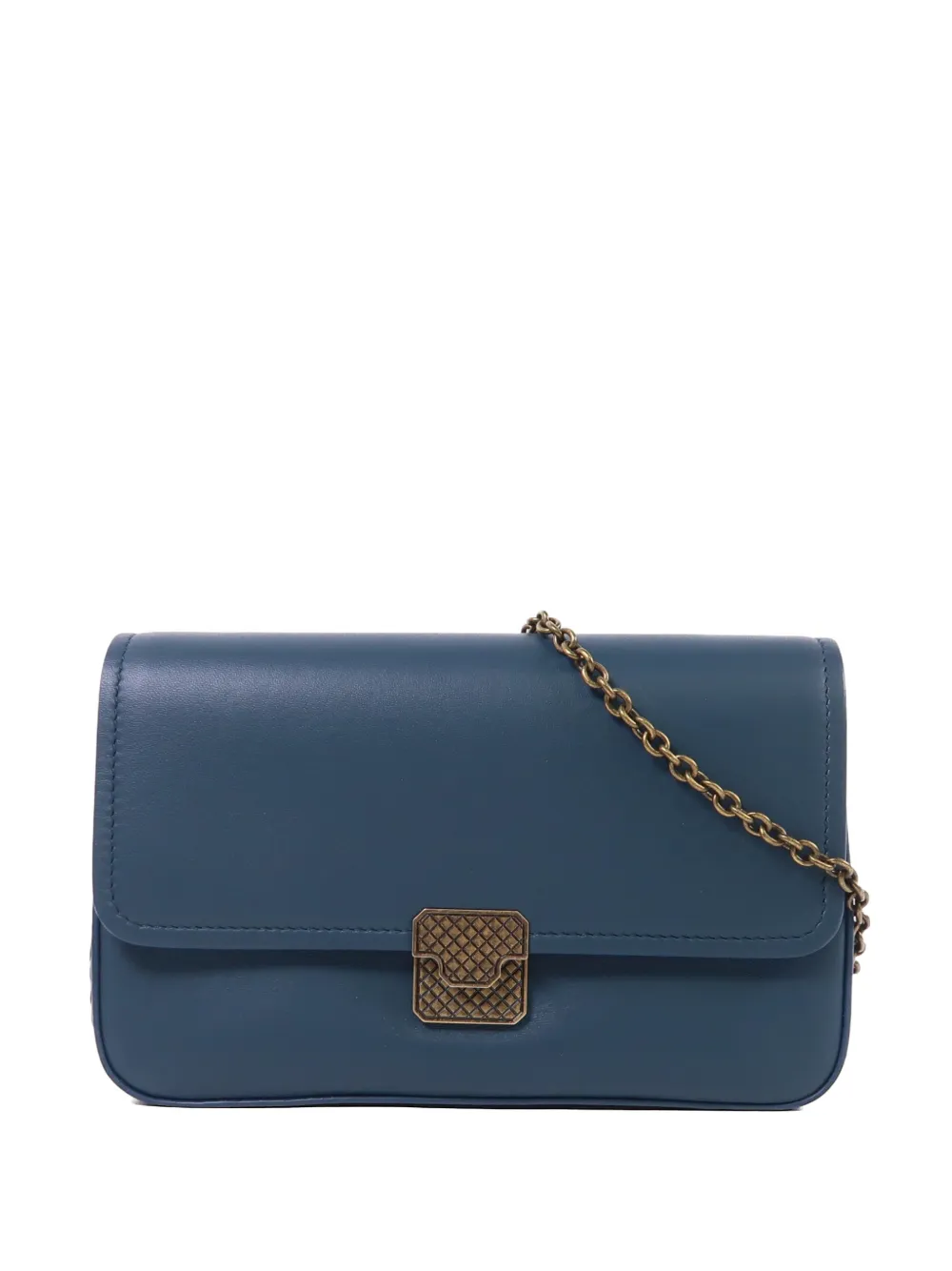 Bottega Veneta Pre-Owned chain shoulder bag - Blu