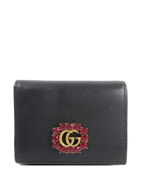 Gucci Pre-Owned GG Marmont crystal-embellished wallet
