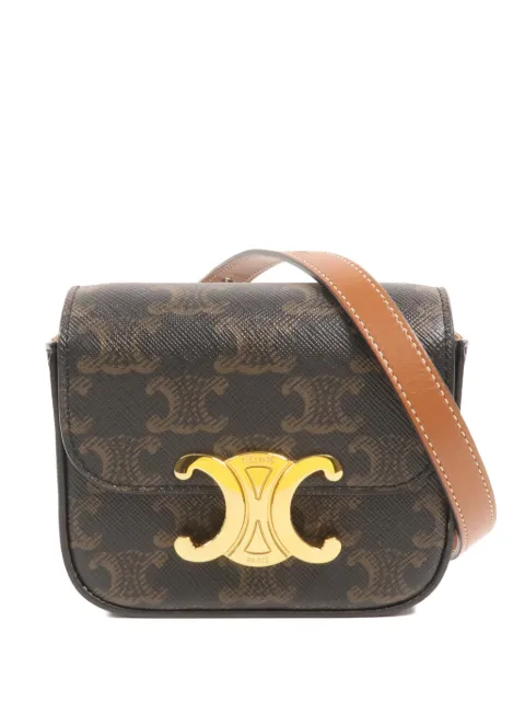 Celine Pre-Owned Gemusterte Mini Claude Mini-Tasche