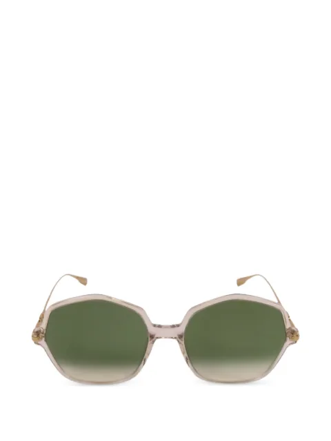 Christian Dior Pre-Owned geometric-frame sunglasses