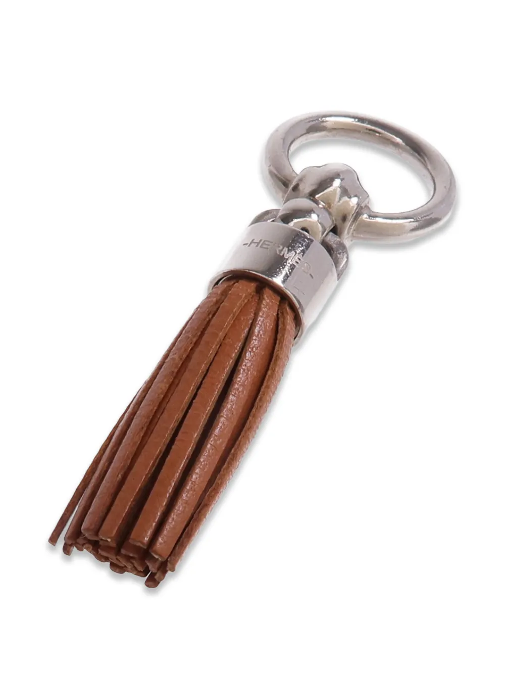 Hermès Pre-Owned Swift leather tassel charm - Marrone