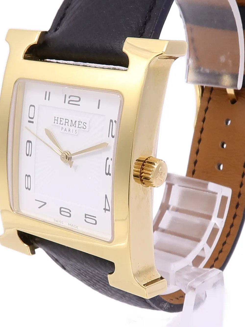 Hermès Pre-owned H 30mm Watch in White, view 2