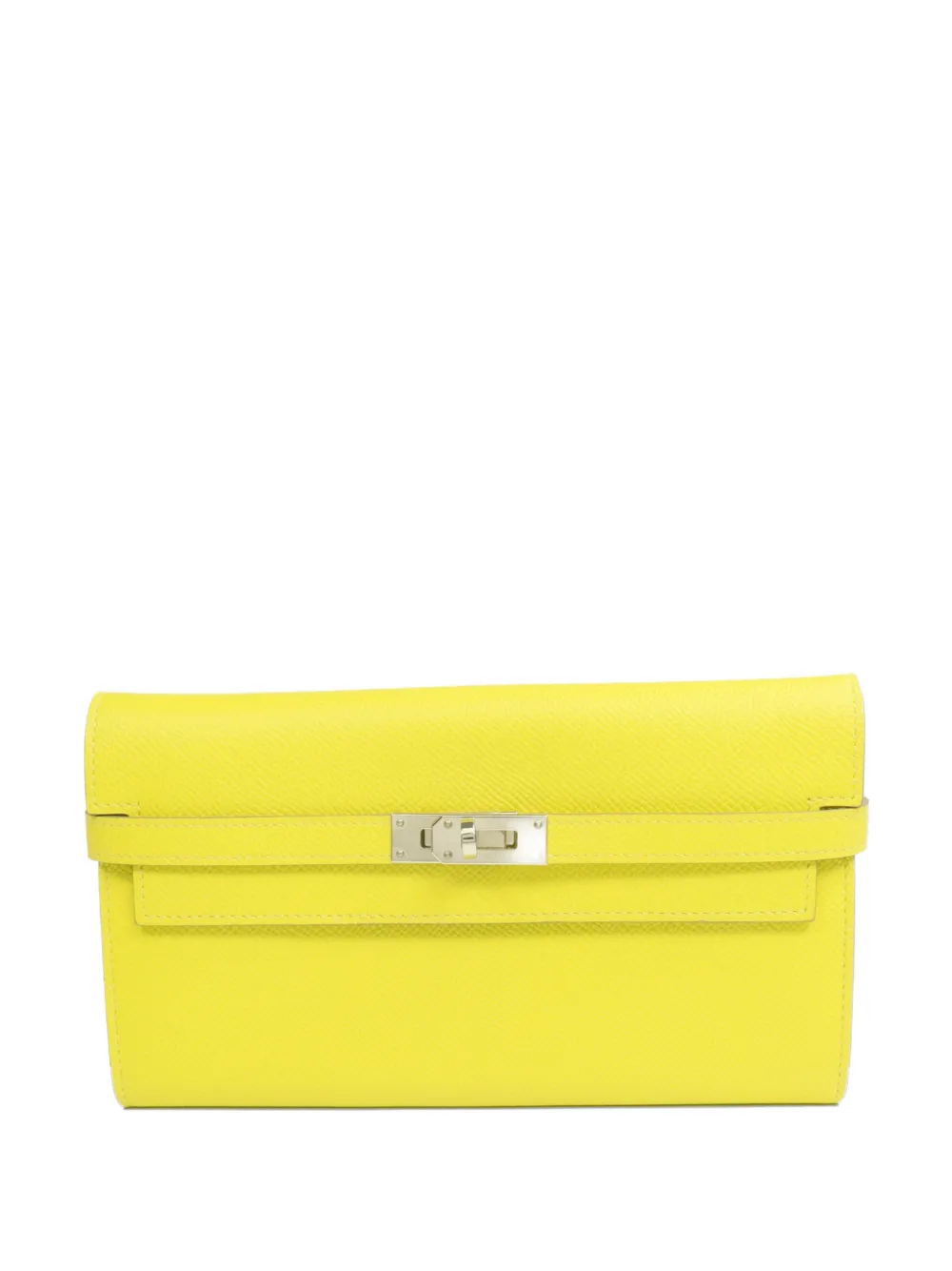 Hermès Pre-Owned Kelly leather wallet - Giallo