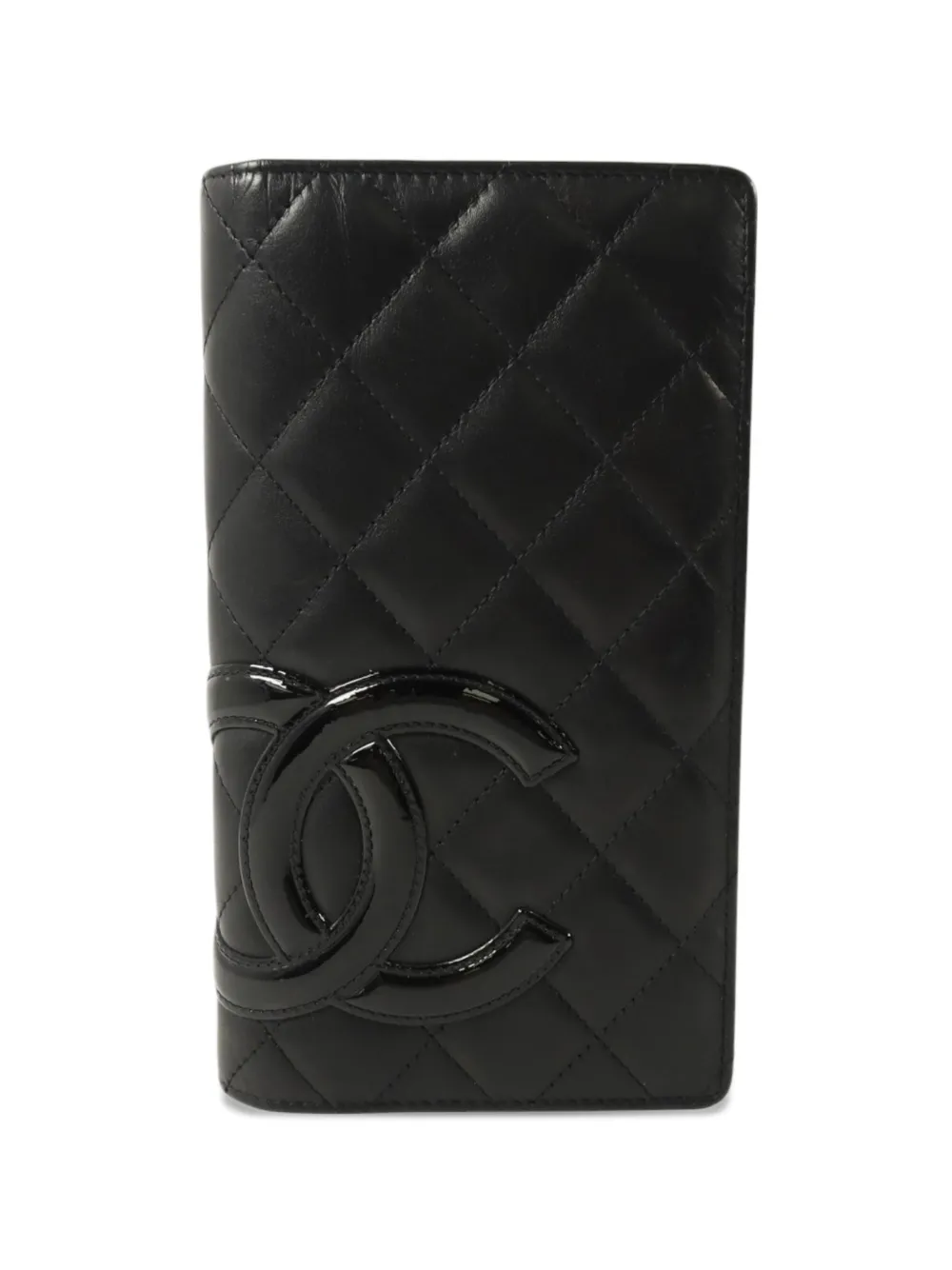 CHANEL Pre-Owned Cambon CC long wallet - Nero