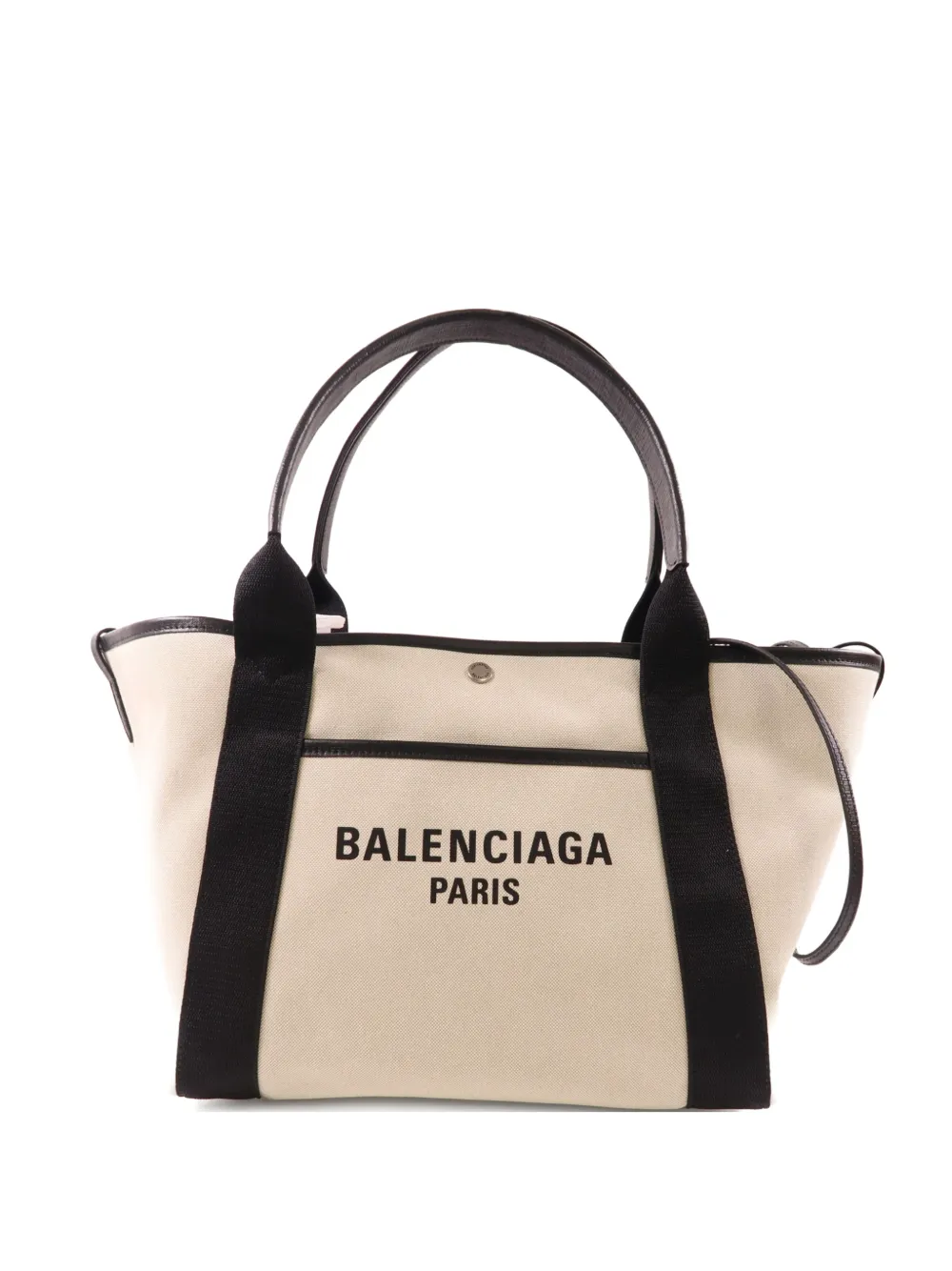 Balenciaga Pre-Owned Biarritz logo-print tote bag - Toni neutri