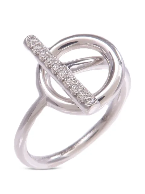 Hermès Pre-Owned anillo Echappee con diamante