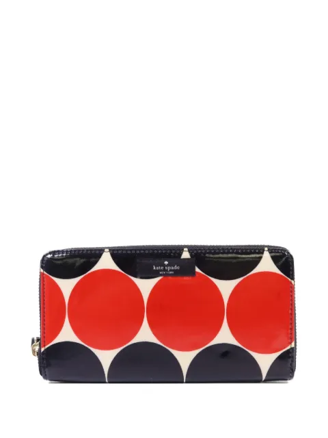 Kate Spade polka-dot long wallet