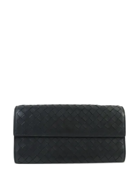 Bottega Veneta Pre-Owned Intrecciato-design wallet