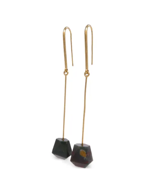 Celine Pre-Owned stone drop earrings