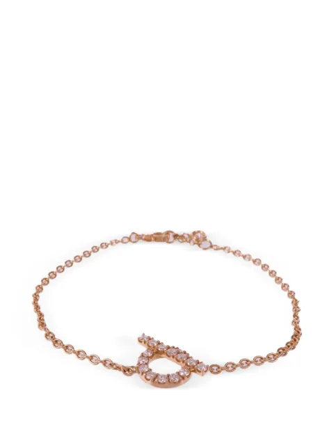 Hermès Pre-Owned pulsera Finesse con diamantes