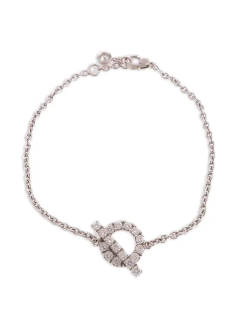 Hermès Pre-Owned pulsera Finesse con diamante