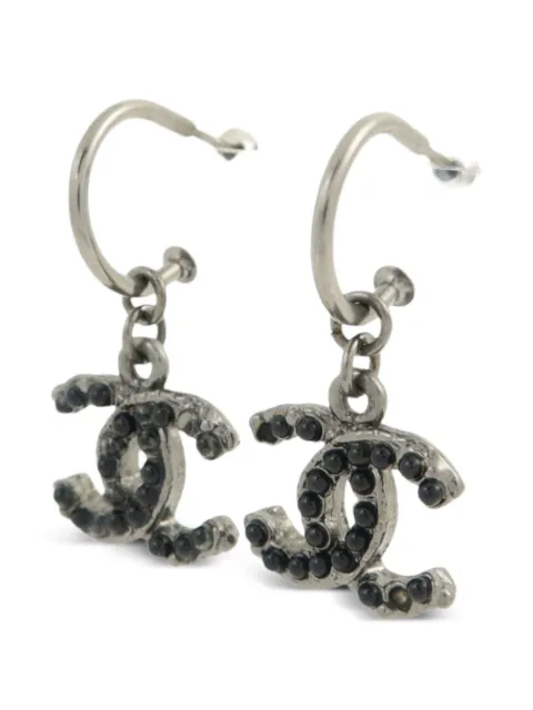CHANEL Pre-Owned CC-ørehængere