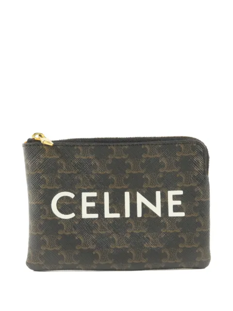 Celine Pre-Owned logo-print coin case