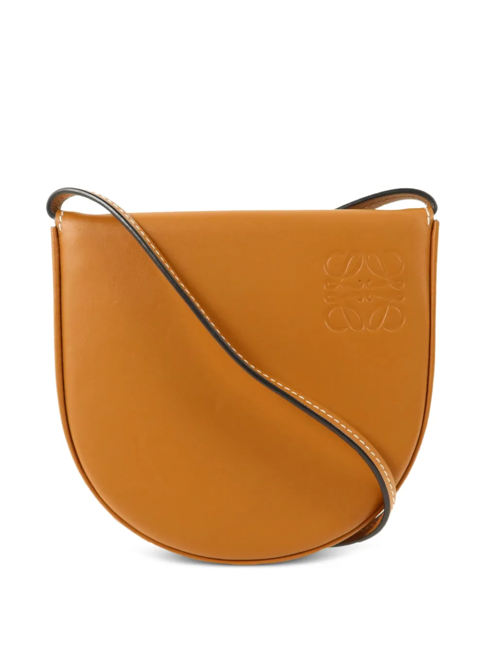 Loewe Pre-Owned small Heel Pouch calfskin shoulder bag - Marrone